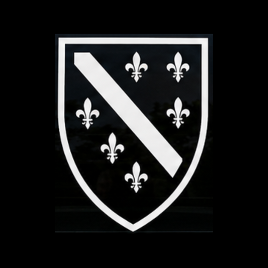 Bosnian Ljiljan Shield Vinyl Decal