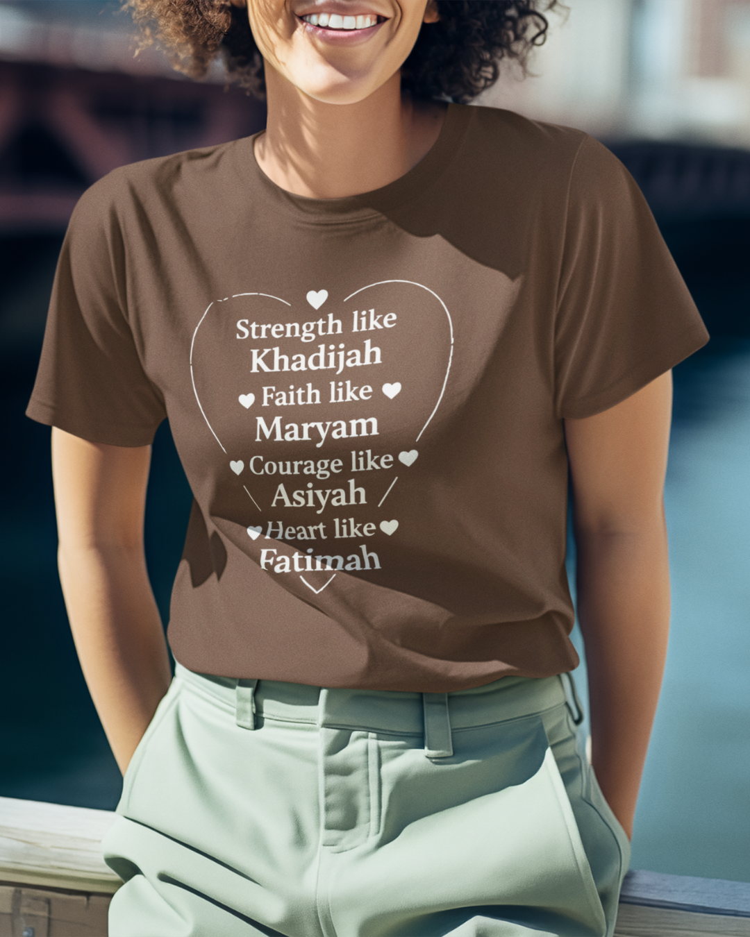 Strength & Faith Muslim Women’s Shirt – Islamic Tee