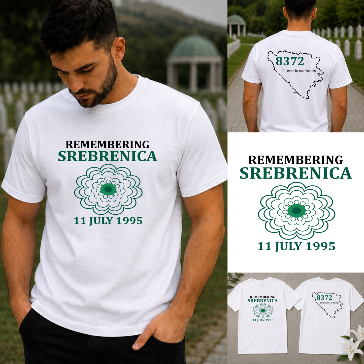 Srebrenica Shirt | Memorial T-Shirt | July 11, 1995