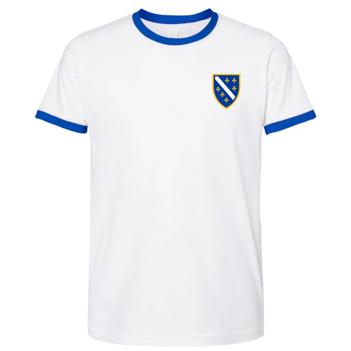 Bosna Crest Left Chest Ringer T-Shirt