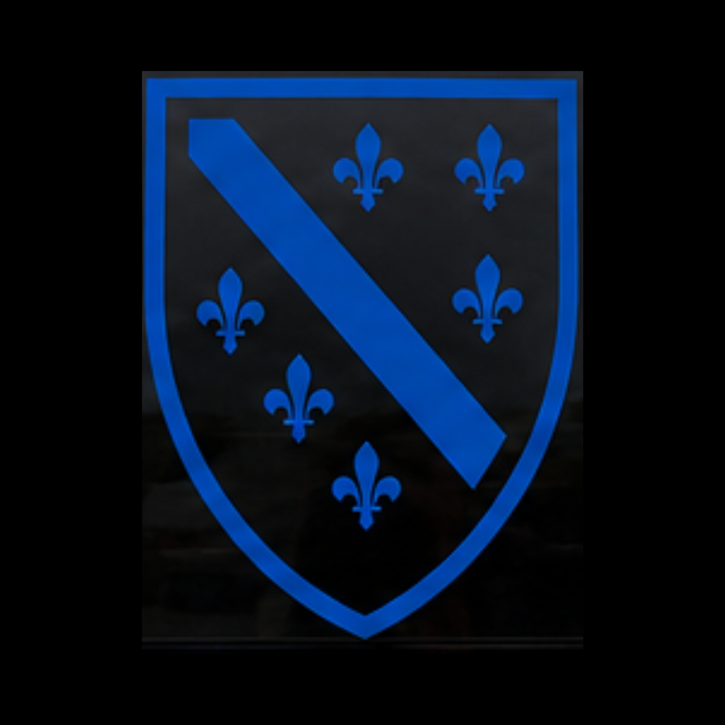 Bosnian Ljiljan Shield Vinyl Decal
