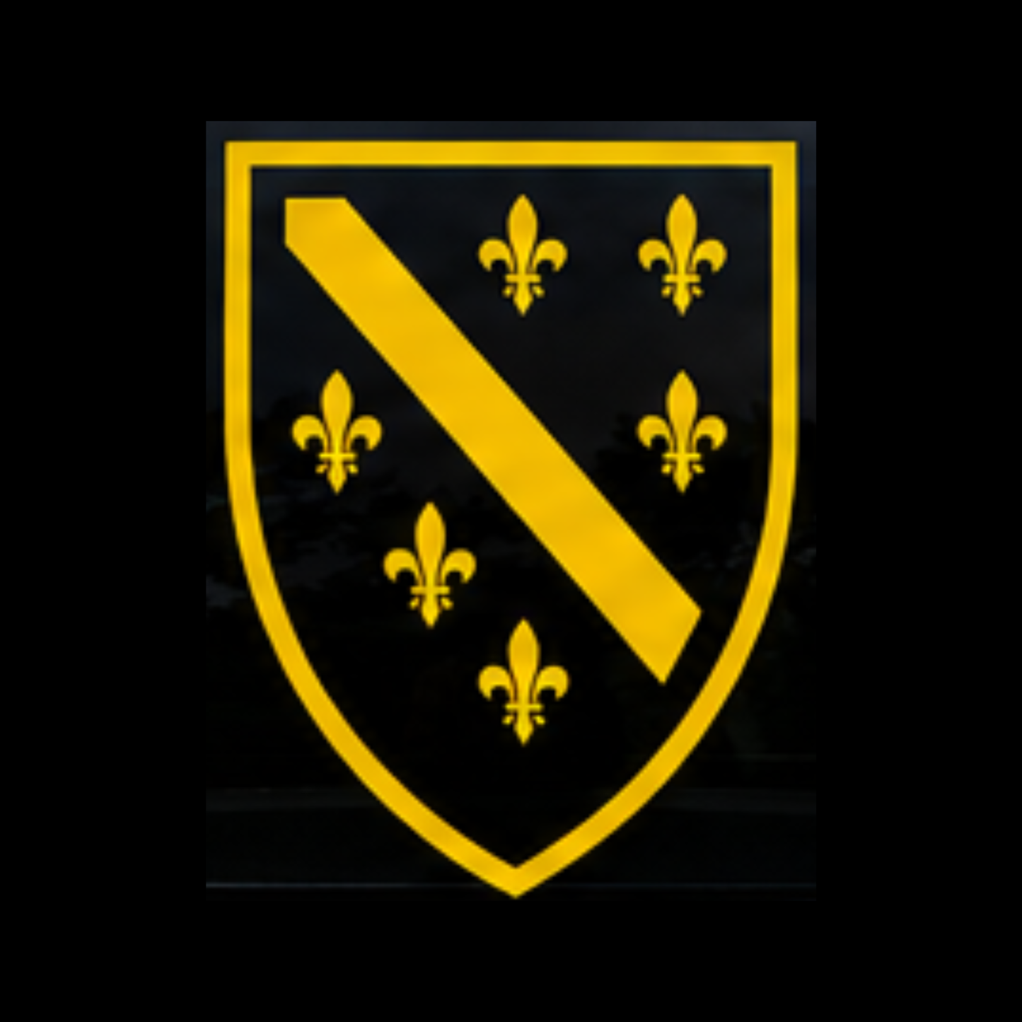 Bosnian Ljiljan Shield Vinyl Decal