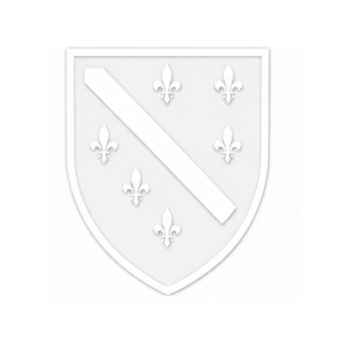 Bosnian Ljiljan Shield Vinyl Decal