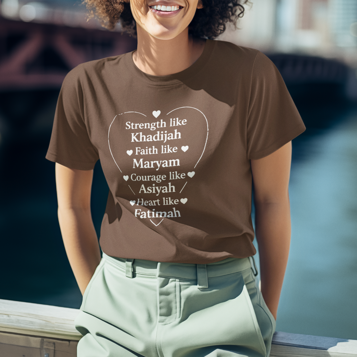 Strength & Faith Muslim Women’s Shirt – Islamic Tee