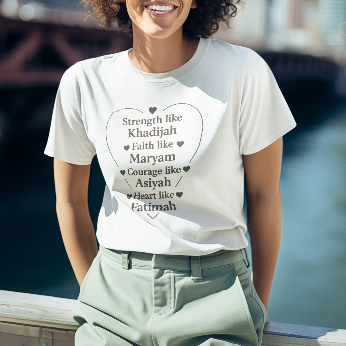 Strength & Faith Muslim Women’s Shirt – Islamic Tee