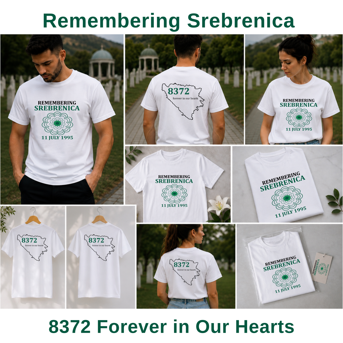 Srebrenica Shirt | Memorial T-Shirt | July 11, 1995