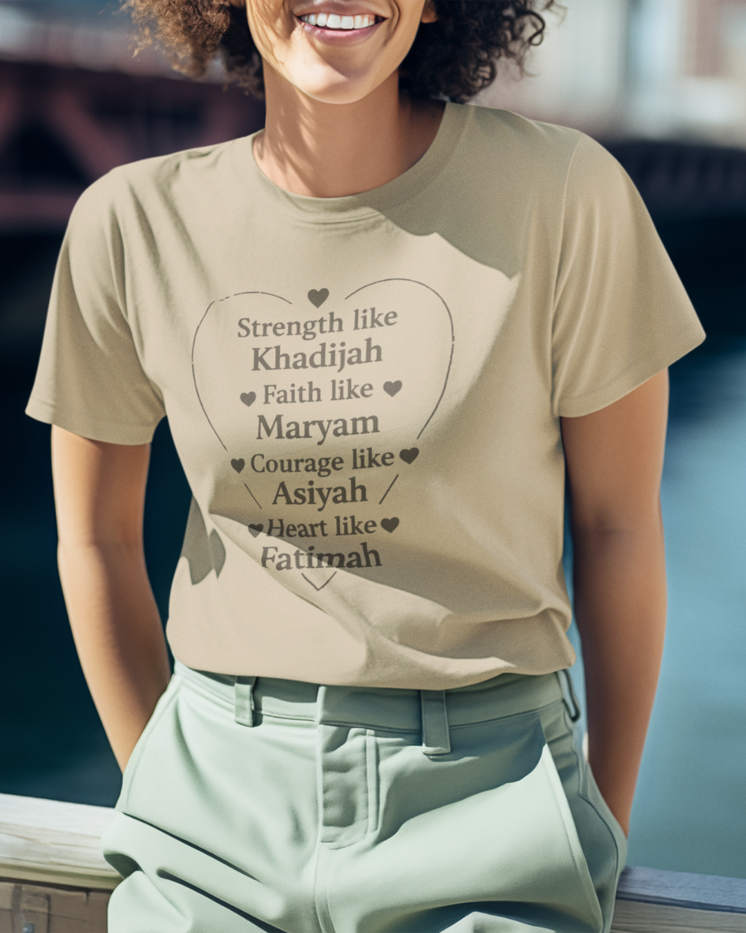 Strength & Faith Muslim Women’s Shirt – Islamic Tee