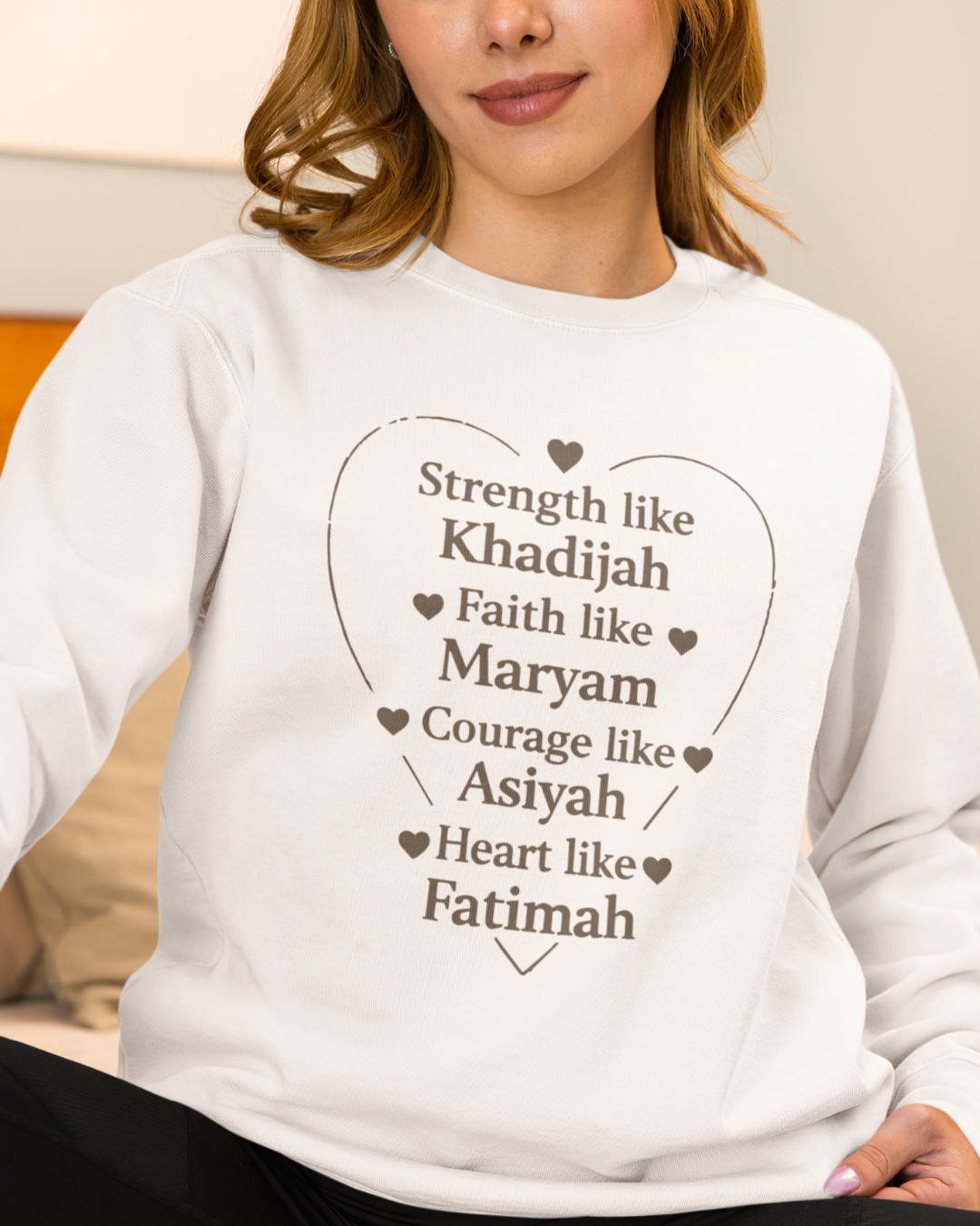 Strength & Faith Muslim Women’s Shirt – Islamic Sweatshirt