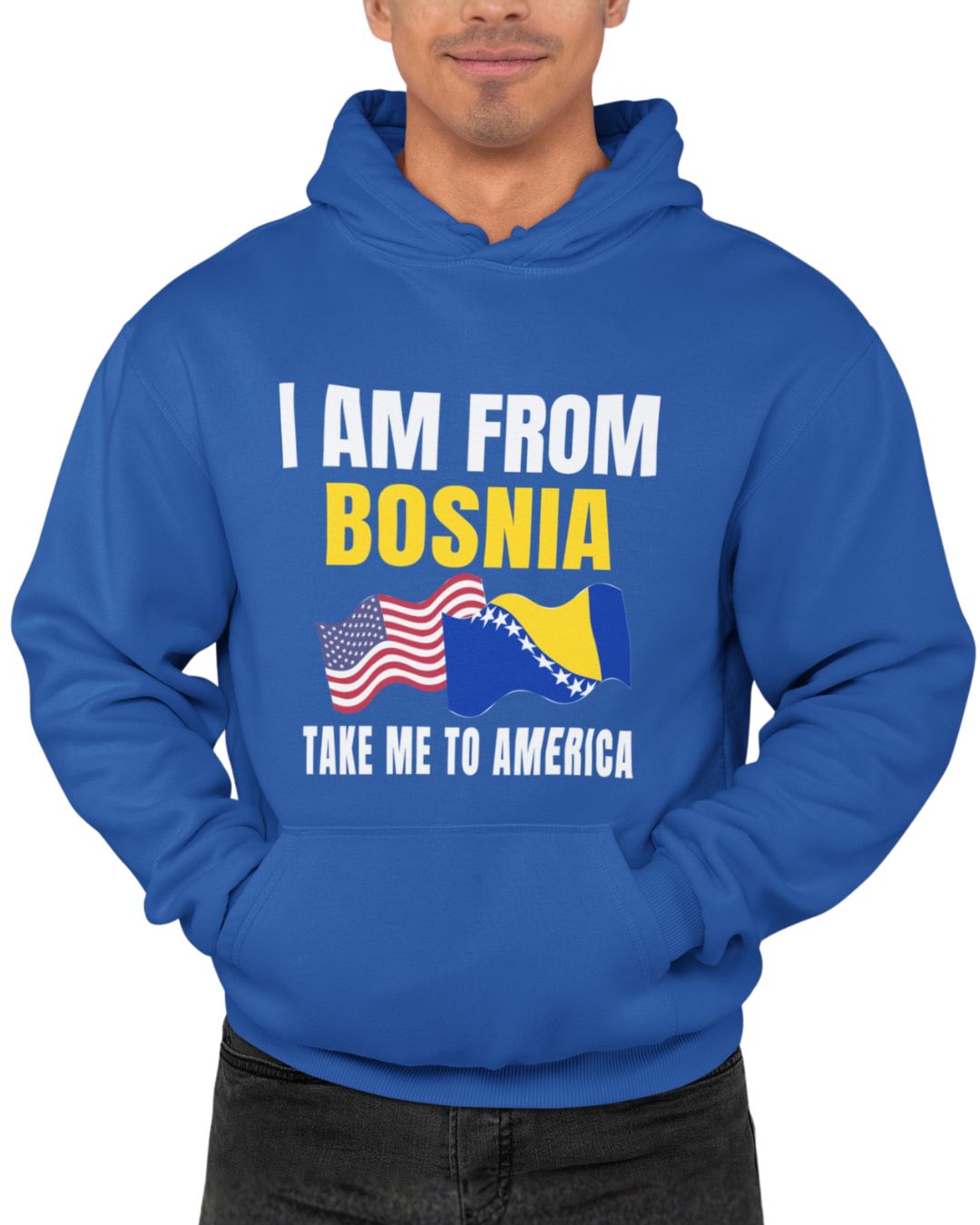 I Am From Bosnia Hoodie