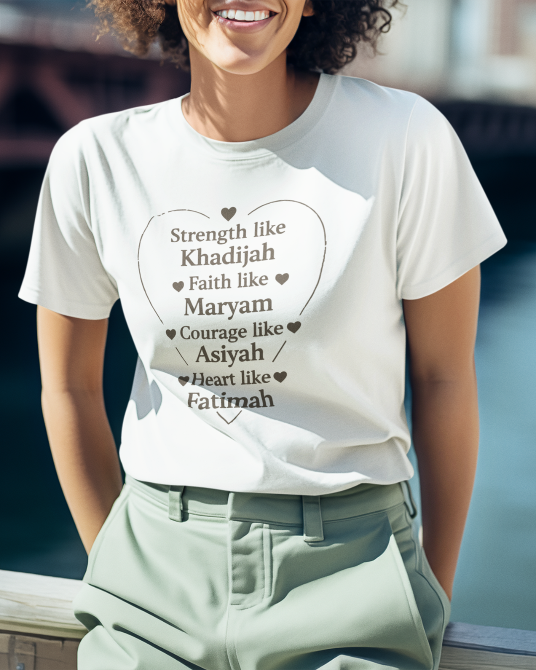 Strength & Faith Muslim Women’s Shirt – Islamic Tee
