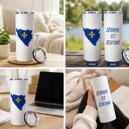 Jedna Si Jedina Bosnia 20 oz Skinny Tumbler