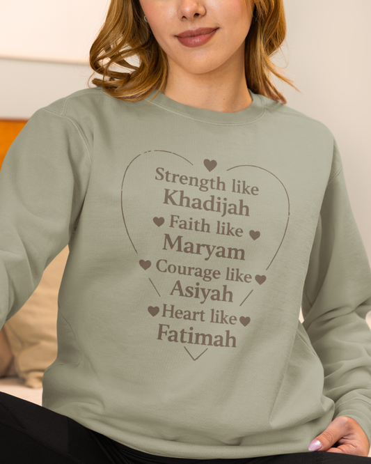 Strength & Faith Muslim Women’s Shirt – Islamic Sweatshirt