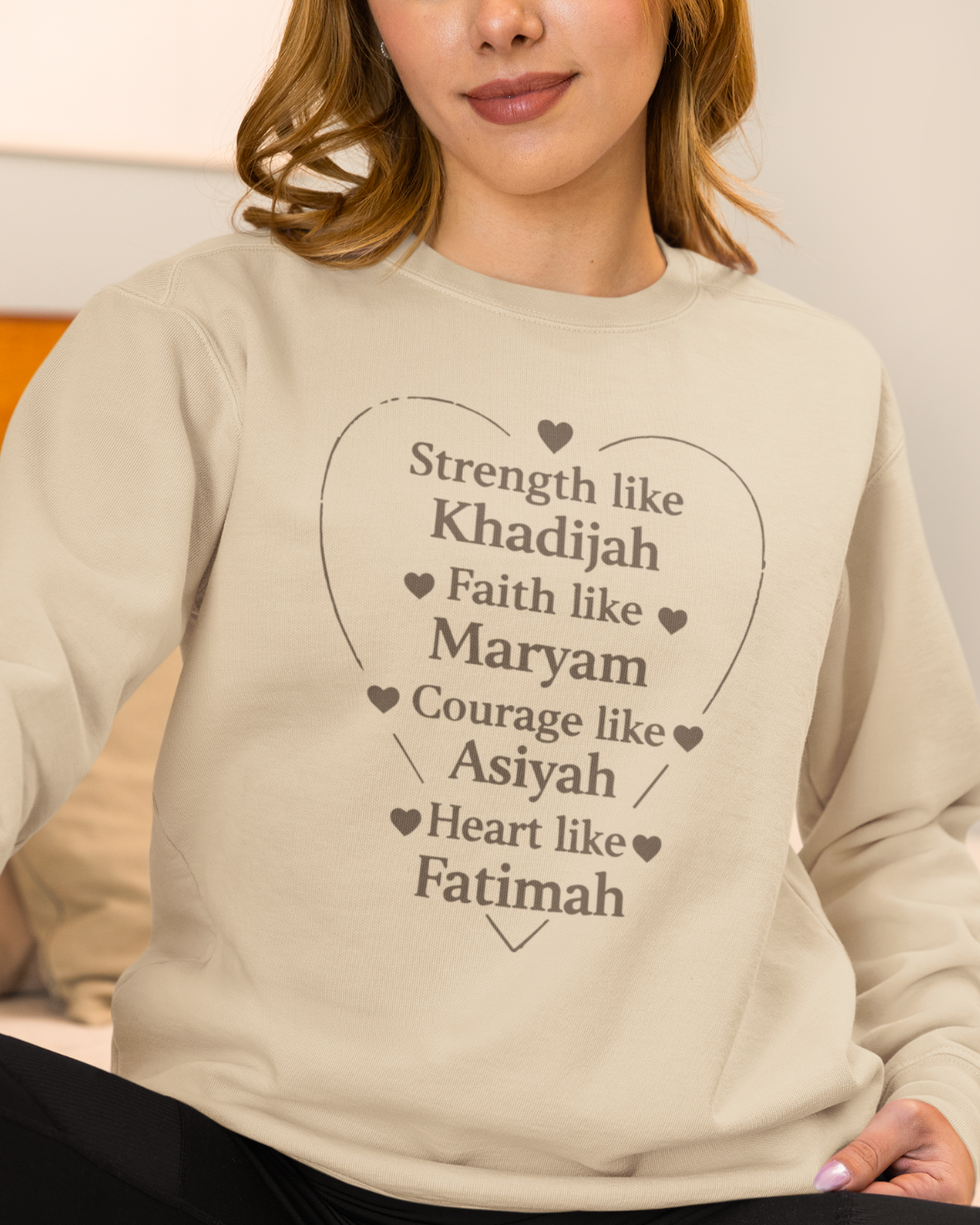 Strength & Faith Muslim Women’s Shirt – Islamic Sweatshirt