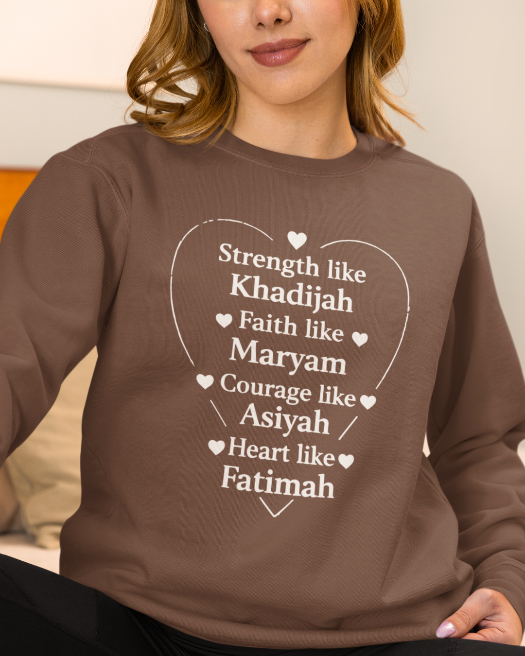 Strength & Faith Muslim Women’s Shirt – Islamic Sweatshirt