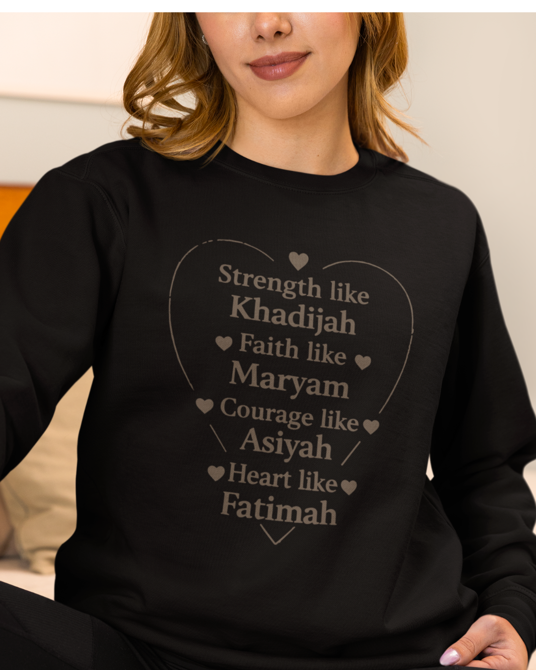 Strength & Faith Muslim Women’s Shirt – Islamic Sweatshirt