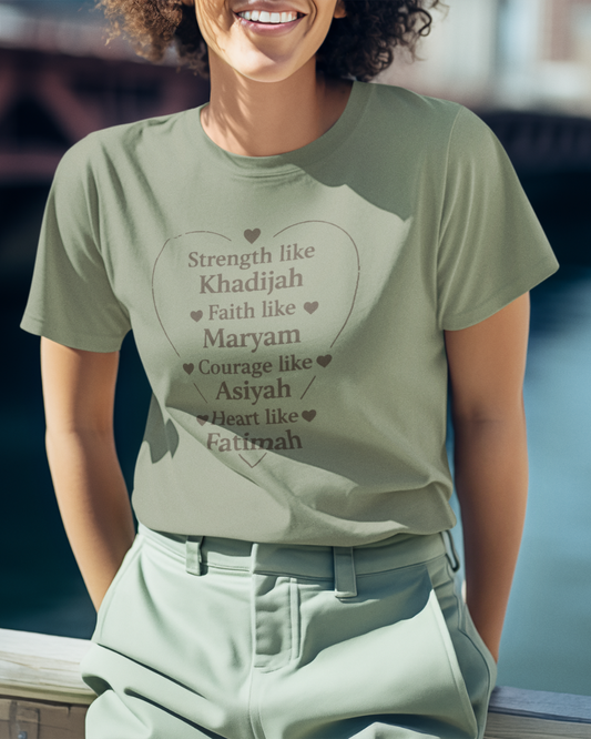 Strength & Faith Muslim Women’s Shirt – Islamic Tee