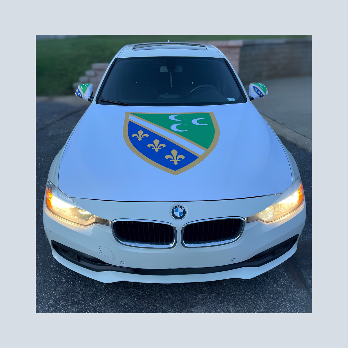 Sandzak Car Hood & Mirror Cover Set
