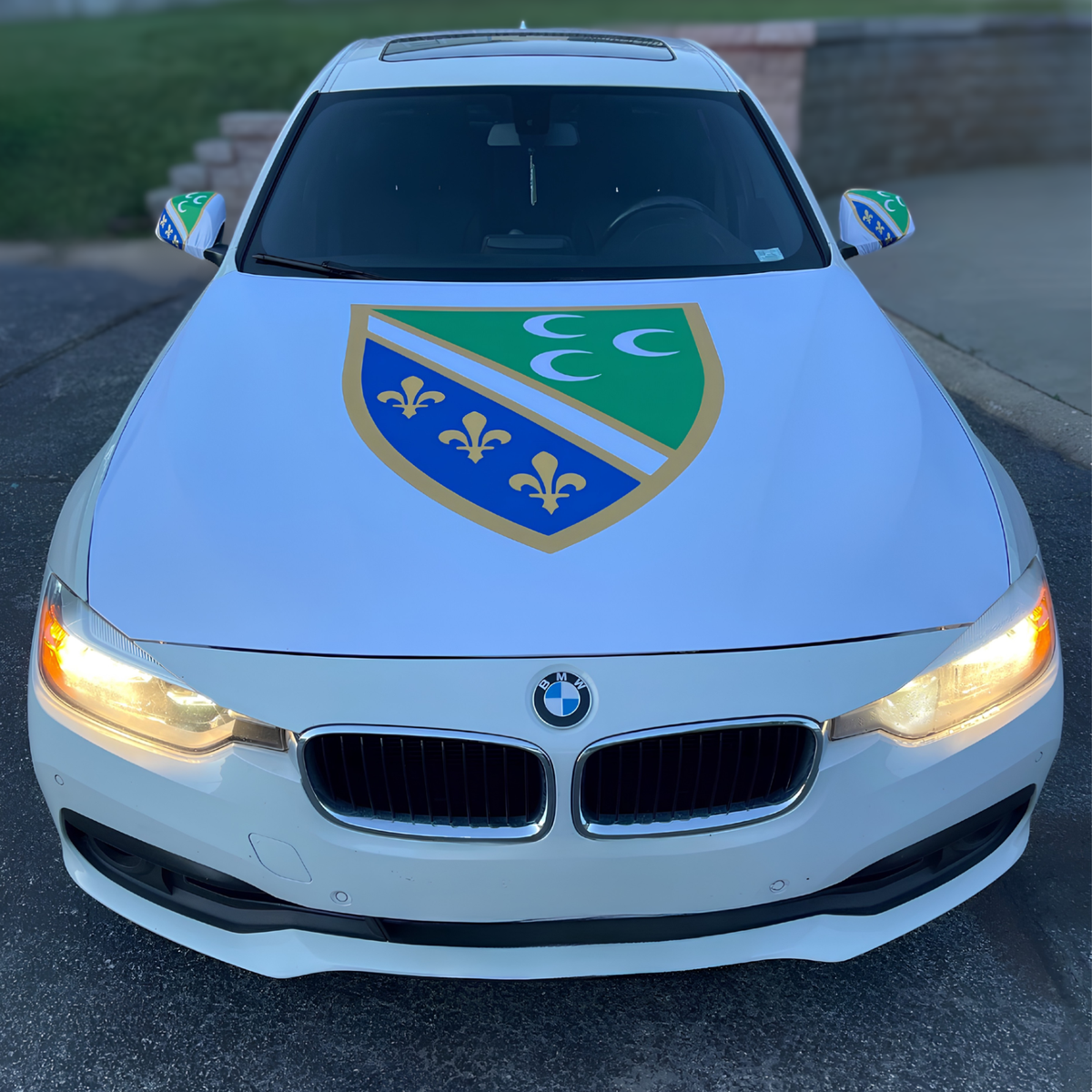 Sandzak Car Hood & Mirror Cover Set
