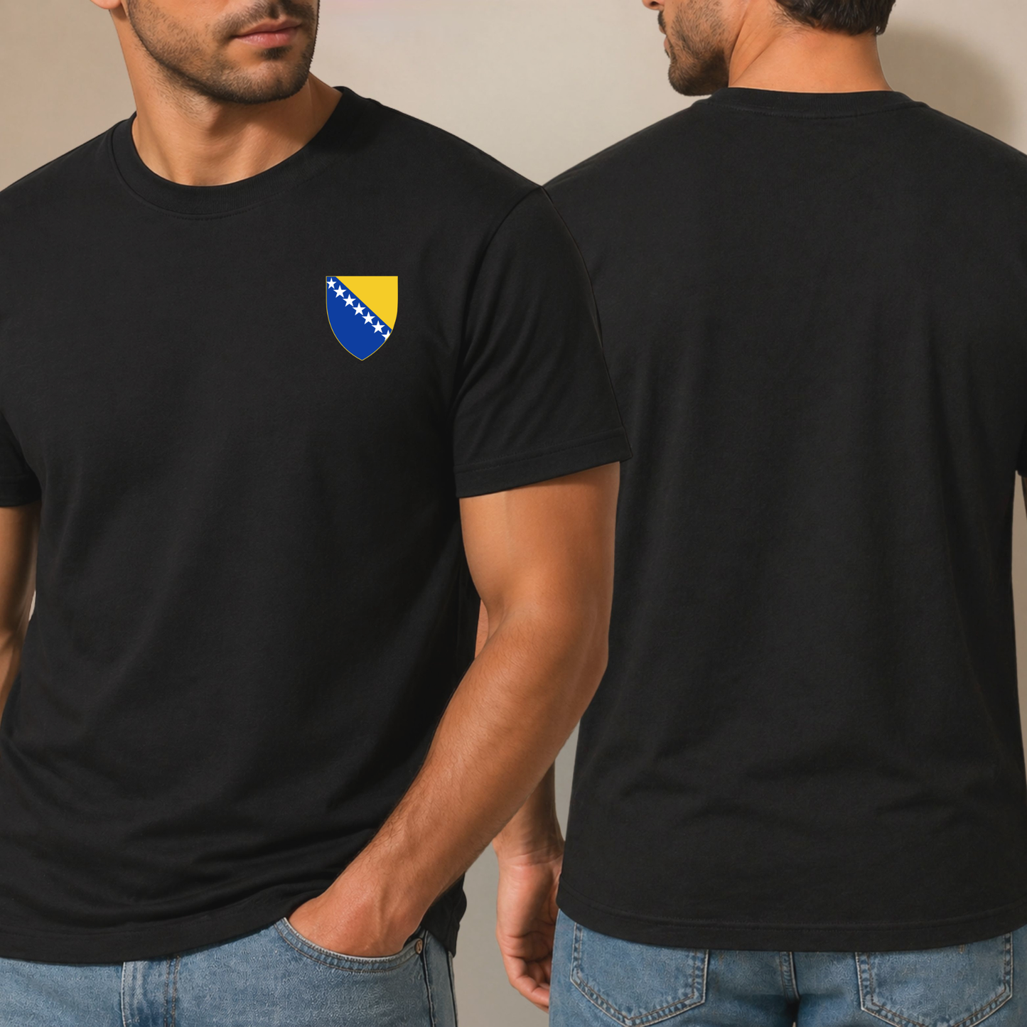 Bosna Flag Crest T-Shirt