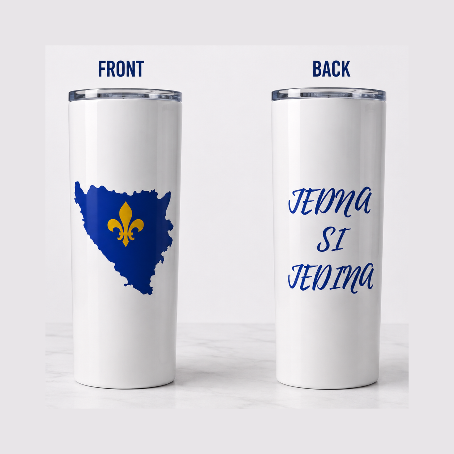 Jedna Si Jedina Bosnia 20 oz Skinny Tumbler
