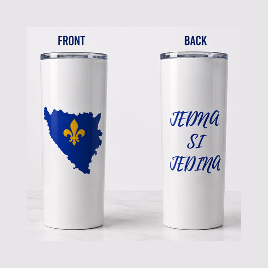 Jedna Si Jedina Bosnia 20 oz Skinny Tumbler