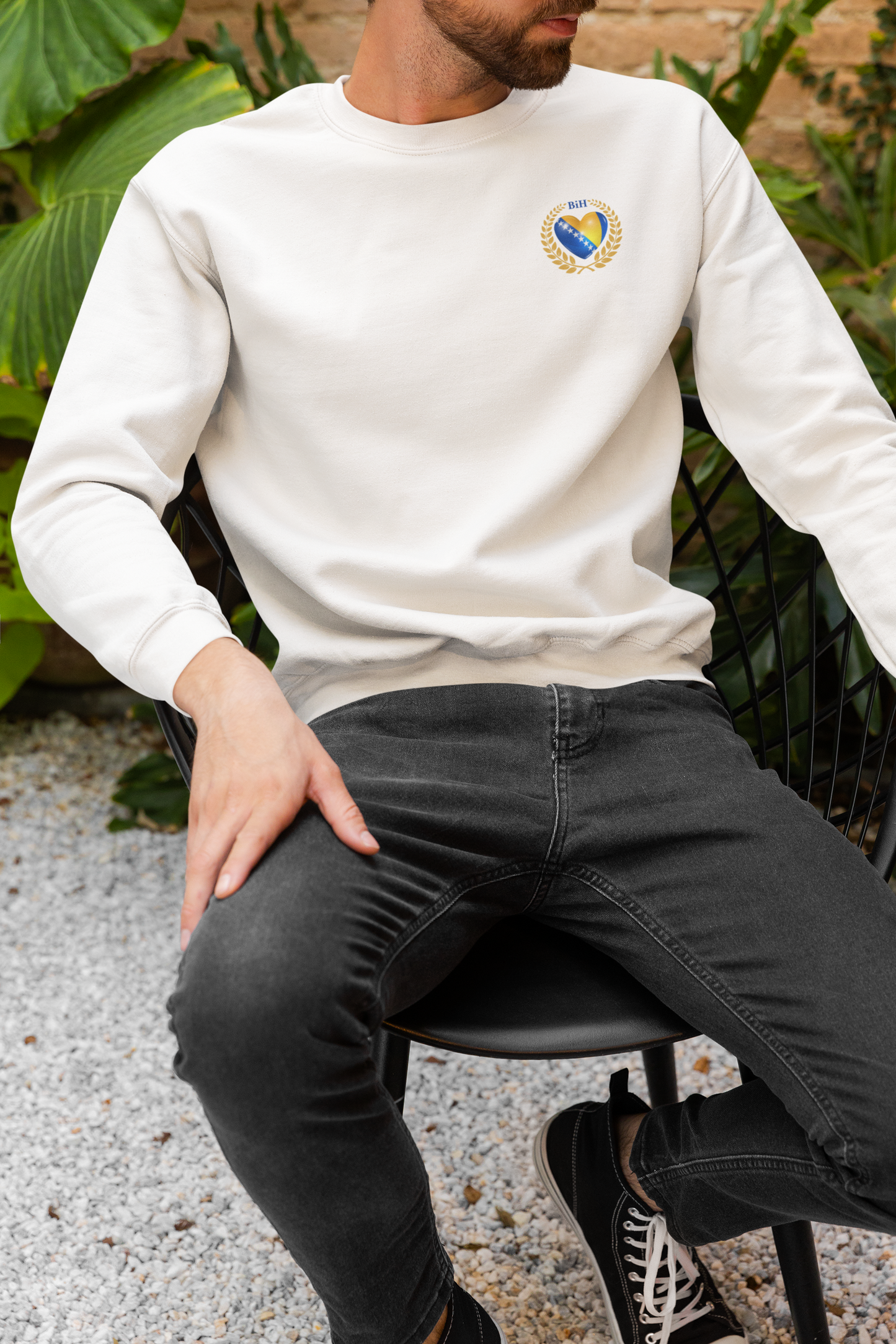 Bosna Heart Crest Crewneck Sweatshirt