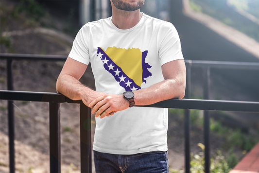 Bosna Flag Map Tee