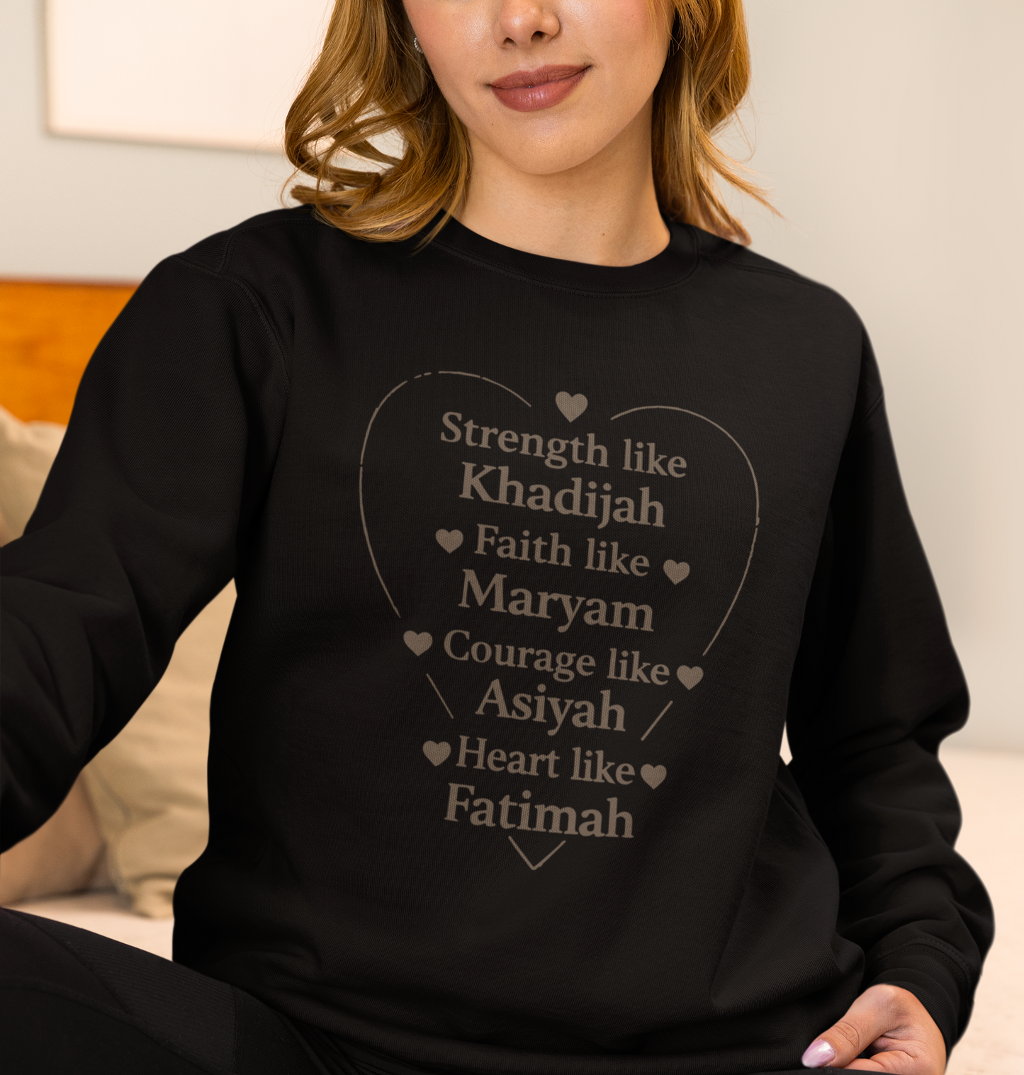 Strength & Faith Muslim Women’s Shirt – Islamic Sweatshirt