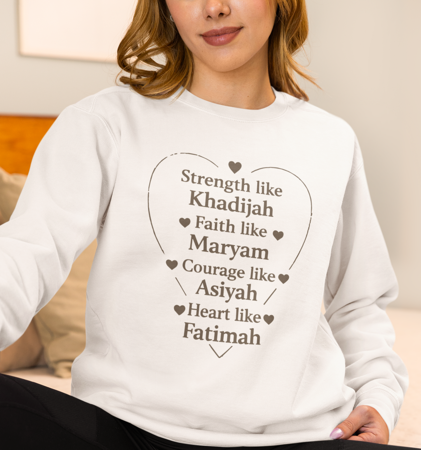 Strength & Faith Muslim Women’s Shirt – Islamic Sweatshirt