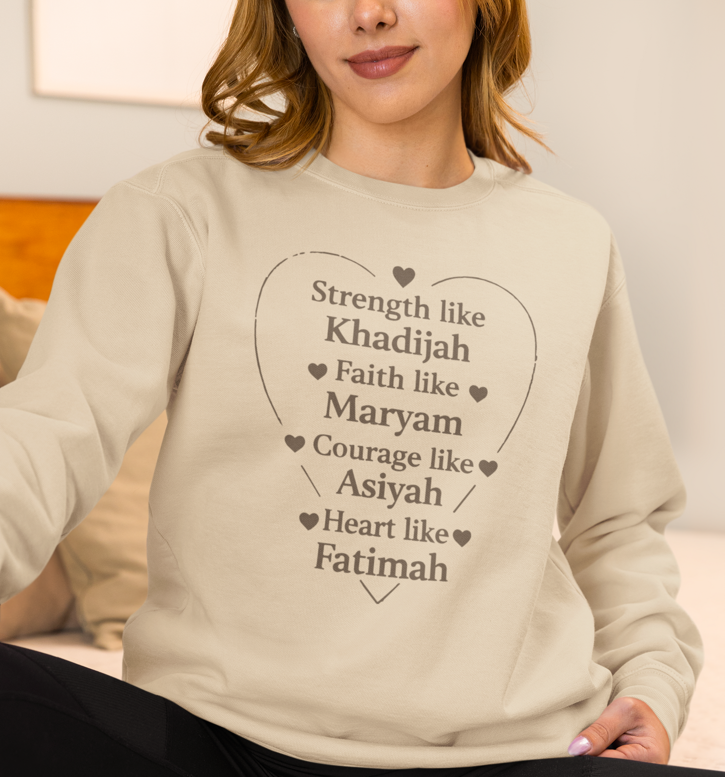 Strength & Faith Muslim Women’s Shirt – Islamic Sweatshirt