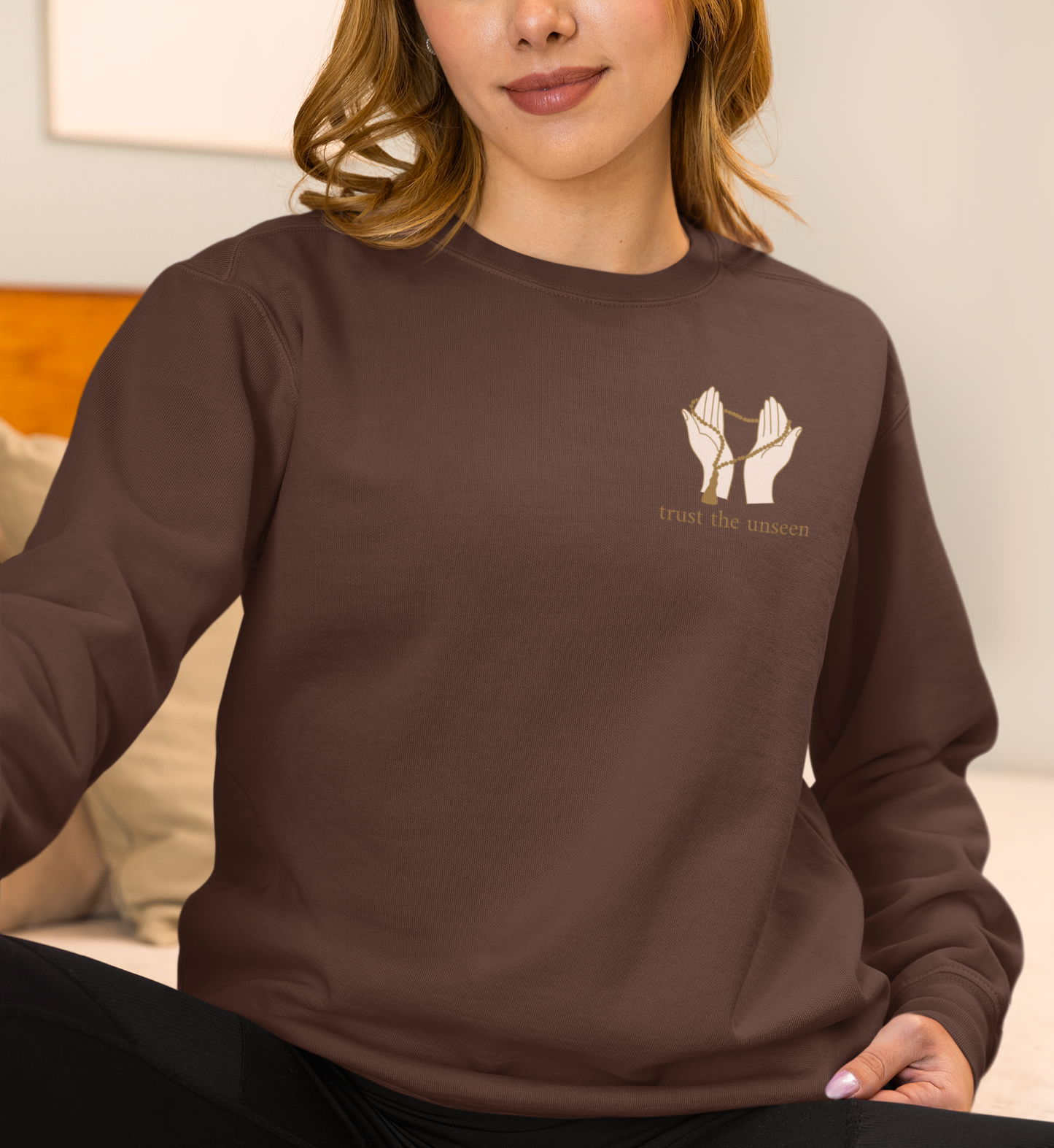 Trust the Unseen Muslim Sweatshirt – Islamic Faith Crewneck