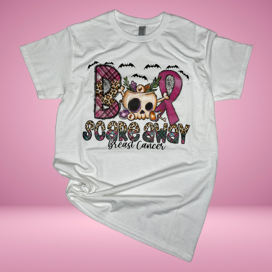 Boo Scare Away Breast Cancer Tee