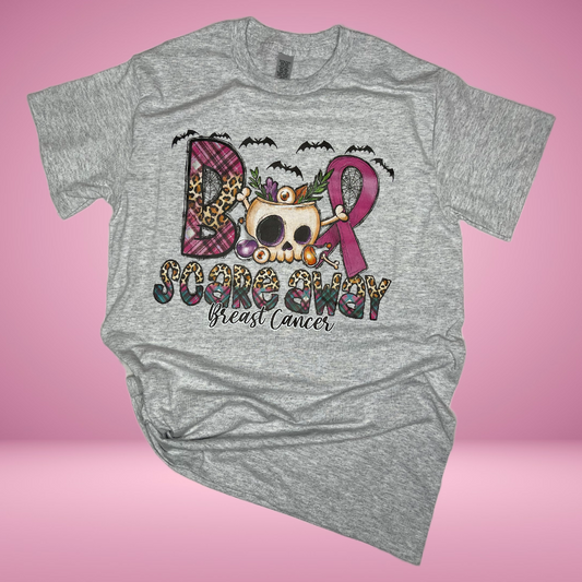 Boo Scare Away Breast Cancer Tee