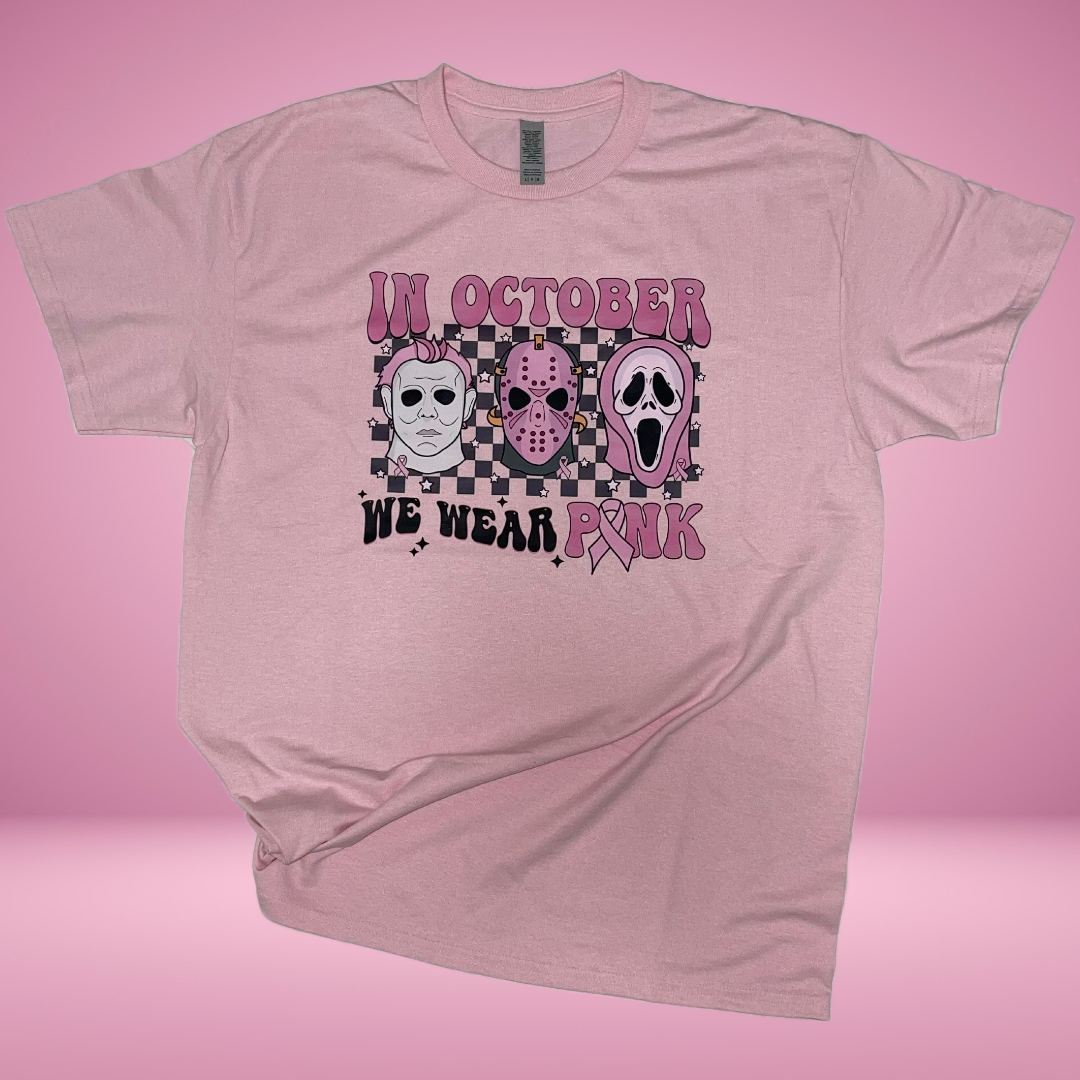 In October We Wear Pink Tee