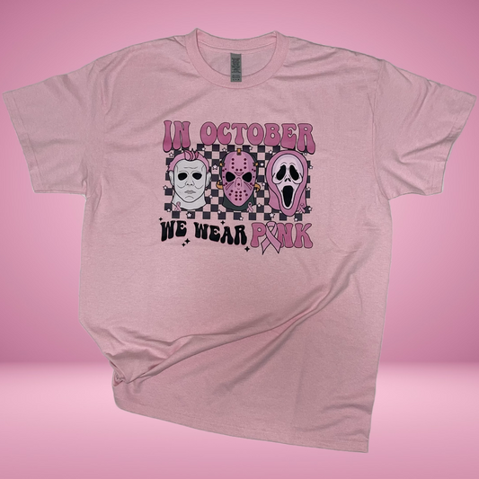 In October We Wear Pink Tee