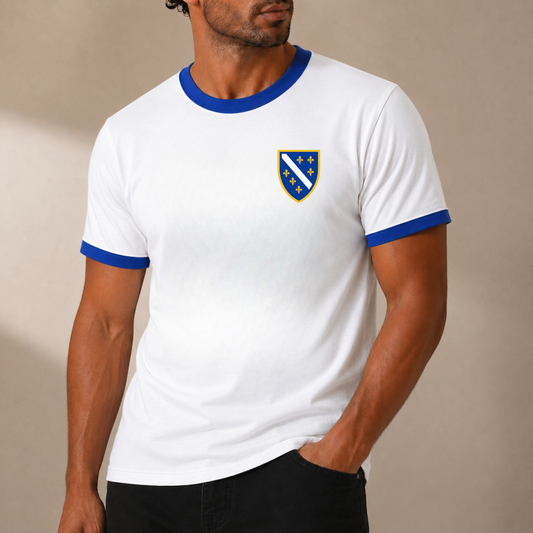 Bosna Crest Left Chest Ringer T-Shirt